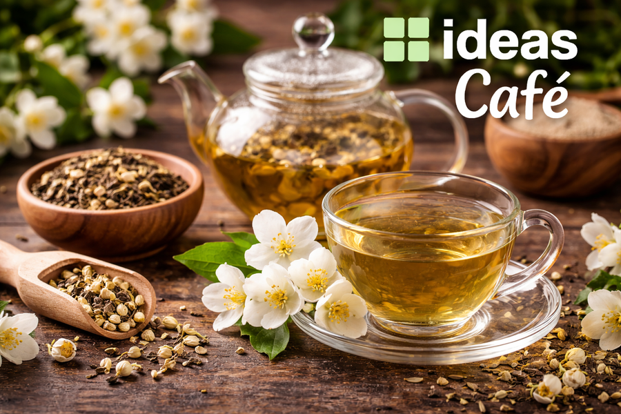 Jasmine Tea at Ideas Cafe