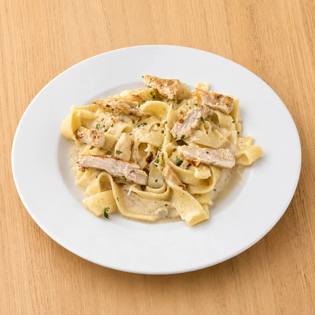 Fettuccine Alfredo with Grilled Chicken