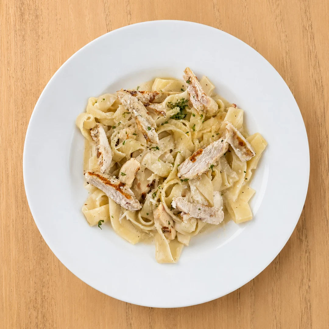 Fettuccine Alfredo with Grilled Chicken