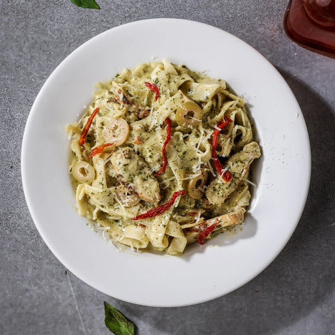 Fettuccine Creamy Pesto