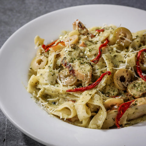 Fettuccine Creamy Pesto