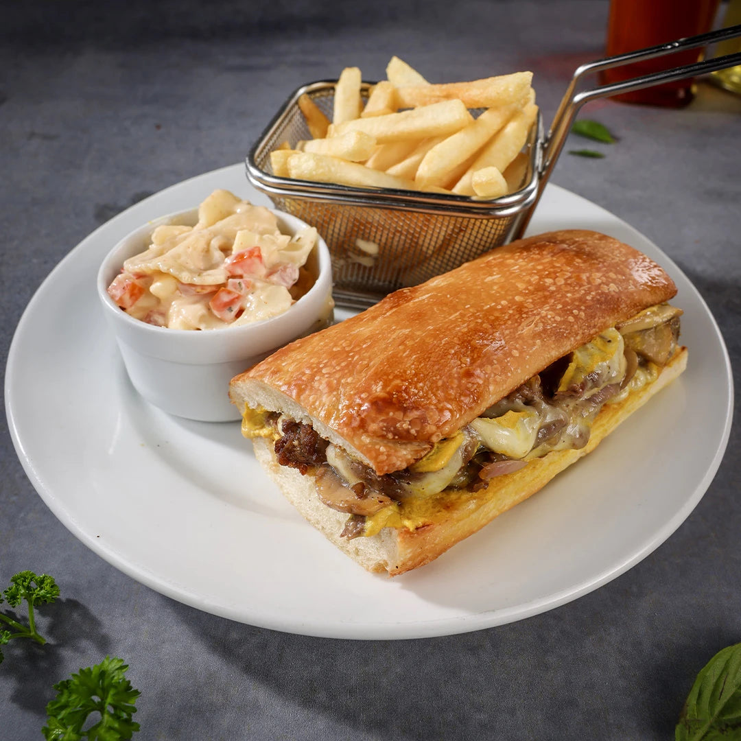 Steak and Mushroom Sandwich