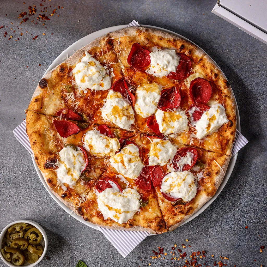 Burrata and Hot Honey