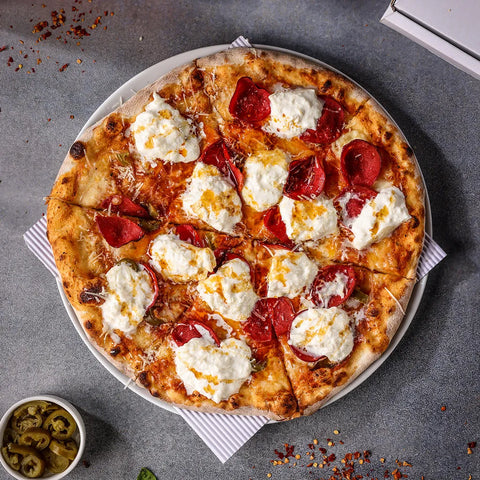 Burrata and Hot Honey