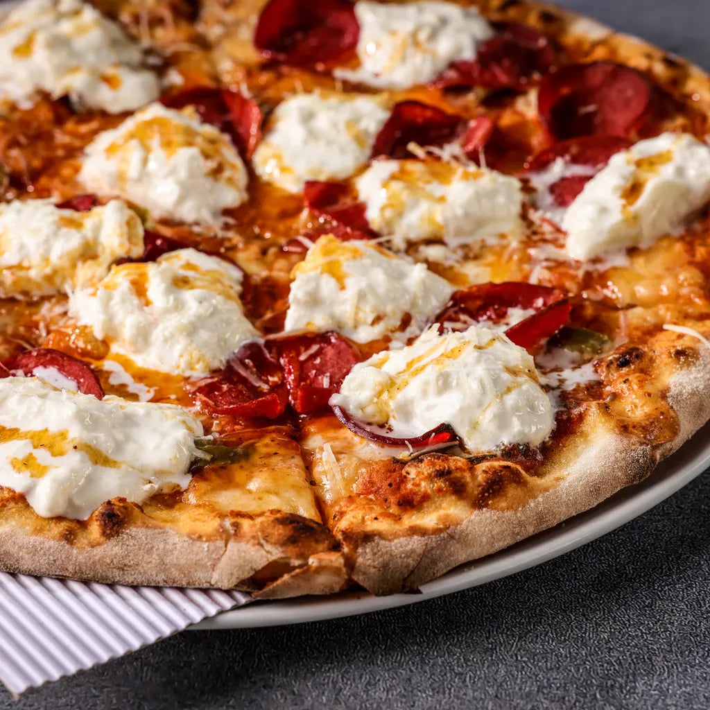 Burrata and Hot Honey