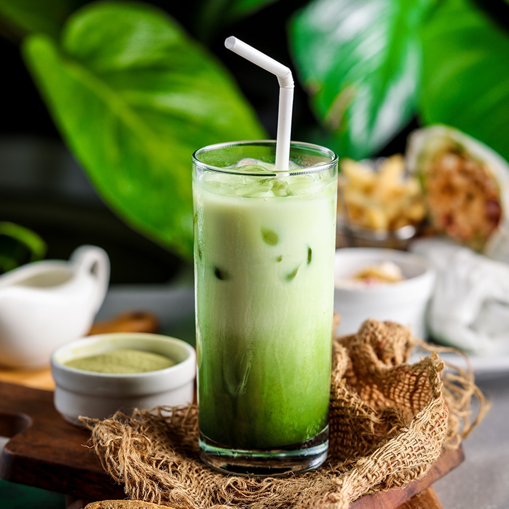 Iced Vanilla Matcha Latte